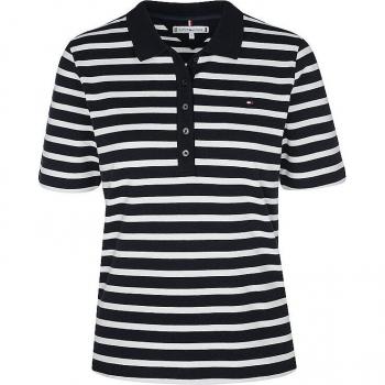 Tommy Hilfiger Women's 1985 Regular Pique Stripe Polo