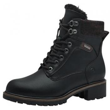 Tamaris Stivaletti Foderati in Nero, Lacci Donna, Codice 1-26266-43