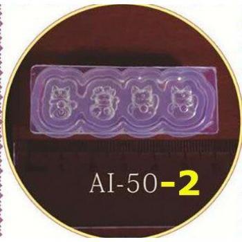 Moule 3D pour Ongles avec Estampes de Camélia, Coquille, Nœud Papillon, Étoile
