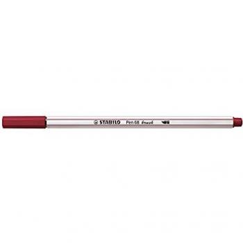 0 x Stabilo Premium-Filzstift mit Pinselspitze Pen 68 brush purpur