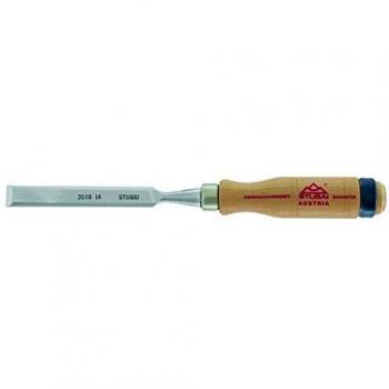 Ciseau menuisier 18 mm avec manche en hêtre rouge