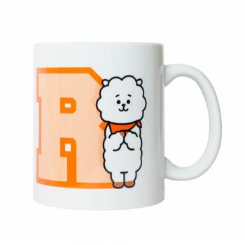 Tasse en Céramique BT21 RJ Blanc et Orange