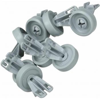 Set de 8 paniers inférieurs à roulettes pour lave-vaisselle – marque multi‑fabricant
