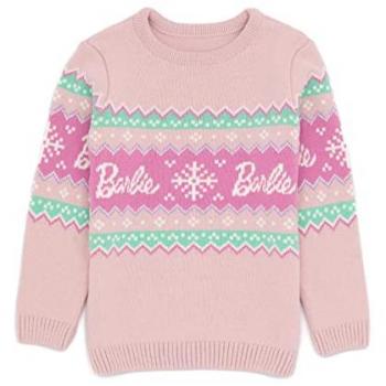 Pinkes Barbie-Juvenilweihnachtsjersey von Vanilla Underground