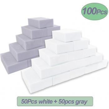 100PCS Melamine Magic Sponge 10x6x2cm for Home Cleaning