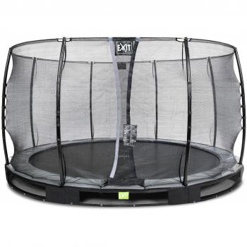 EXIT Elegant Ground 366 (12 ft) Rund, Economy‑Sicherheitsnetz – Schwarz