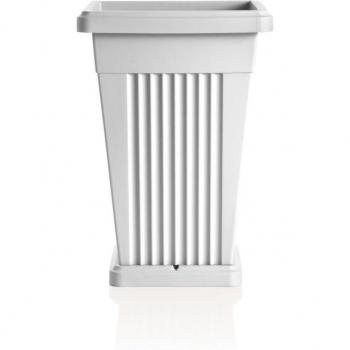 Pyramide Pot de Jardin 50 L, Blanc