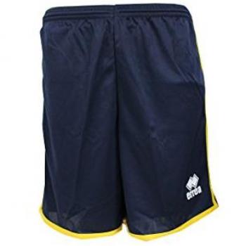 Errea Bonn Marine-Gelbe Shorts für Herren Größe M