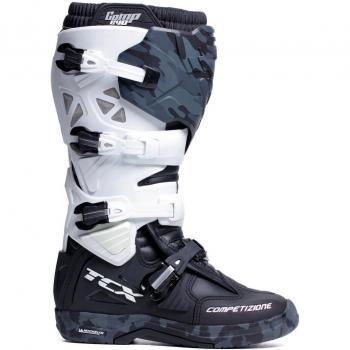 TCX Comp Evo 2 Michelin 2023 Bottes de motocross Noir Gris Blanc taille : 41