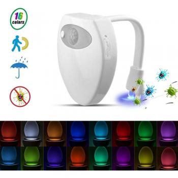 LED Purple Night Toilet Lamp