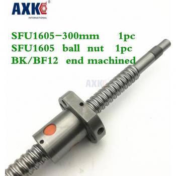 SFU1605 300mm Ball Screw with BK/BF12 Flange Nut