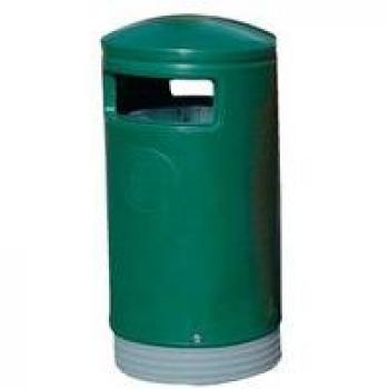 Outdoor Hooded Top Bin 75 Litre Green
