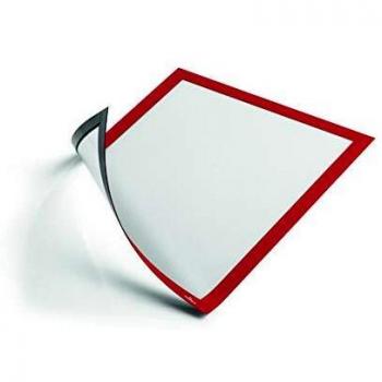 Marco porta anuncios Durable magnético DIN A4 dorso adhesivo removible para información de seguridad