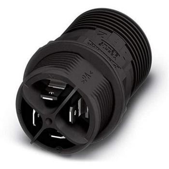 Phoenix Contact 1423986 Connettore passaparete QUICKON, 3 poli + PE, 1 pz