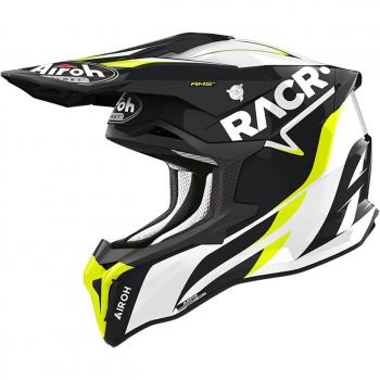 Casco Airoh Strykker RACR Moto Cross Fibra HPC XL