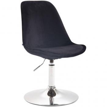 Velours Noir Height‑Adjustable Chair