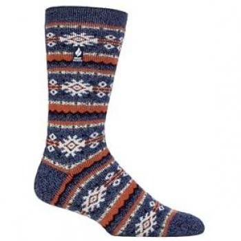 Men's 1 Pair SOCKSHOP Heat Holders Nordic Soul Warming Thermal Socks Nordic Denim 6-11