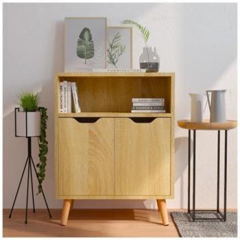 Living Store Sonoma Eiche Schrank 60x30x72 cm – Braun Holzmix