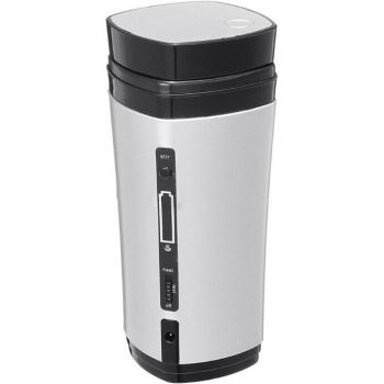 Taza de café con agitador automático y calentador USB