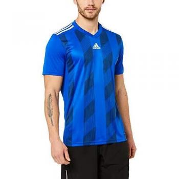 ADIDAS Herren Gestreiftes 19 JSY T-Shirt, Bold Blue/White, XL