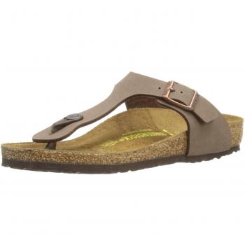 Birkenstock Gizeh Sandals for Adults, Mocca Nubuk, 36 EU