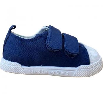 Zapatillas de Niño Crío's Blanditos Lona Melón Azul