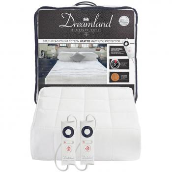 Dreamland Electric Throw Blanket, Double Layer, Dual Thermostat