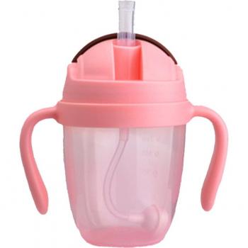 Portable 300ml Milk Feeding Cup with Handles