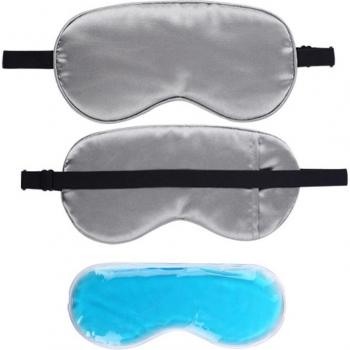 Silk Eye Cover with Cold Therapy Gel