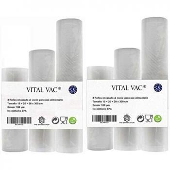 Rotolo Sottovuoto Goffrato VITAL VAC [15 + 20 + 28]x300 cm