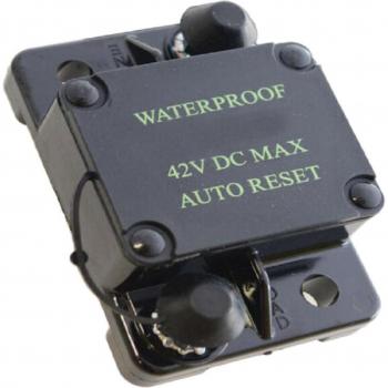 Waterproof Auto Reset 30A-300A DC 42V Circuit Breaker for Automotive