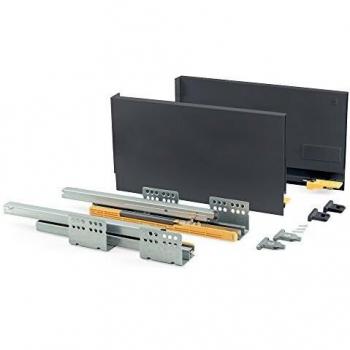 Emuca Anthrazitgraue Schublade 30Kg