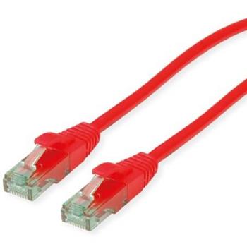 ROLINE Patchkabel CAT6a UTP 5m aus recyceltem Material, rot