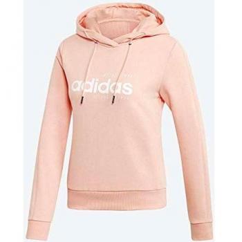 Adidas Damen Basic Hoody – Rosa & Weiß