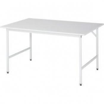 Table de travail RAU, dimensions 1500 x 1000 mm, hauteur réglable 800-850 mm, mélaminé