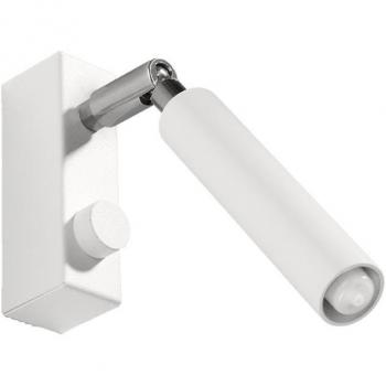 SOLLUX lighting EYETECH 1 Aplique Acero Cilíndrico Diseño Minimalista Moderno G9