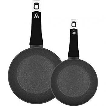 Benetton Induction Frying Pan Set 20cm & 24cm