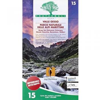 Carta n. 15. Valle Gesso, parco naturale delle Alpi Marittime