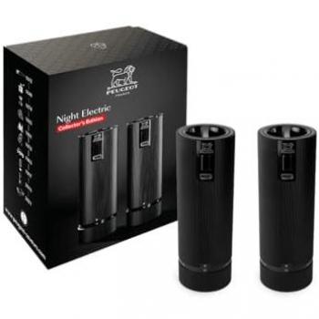 15 cm Night Electric Salt and Pepper Mill Set