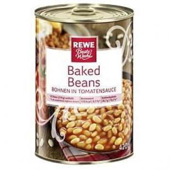Rewe Beste Wahl Gebackene Kidneybohnen in Tomatensoße (6 x 420g)