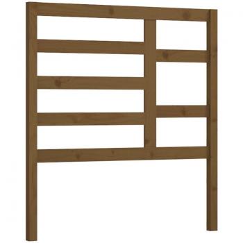 Cabecero de Cama Madera Natural 96x4x104 cm