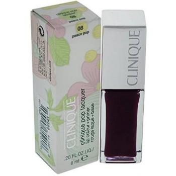 Clinique Pop Lacquer Lip Color 08 Peace Pop, 1er Pack (1 x 7 ml)