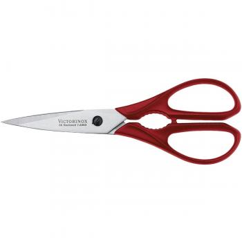 Victorinox 20 cm Red Kitchen Scissors for Opening Jars and Cracking Nuts