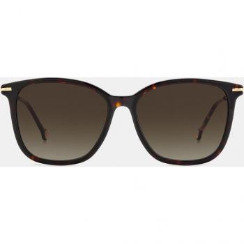 Carolina Herrera Gafas de Sol Rectangulares Acetato Havana Varilla Metal
