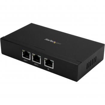 PoE+ Power‑Over‑Ethernet Extender 2‑Port Gigabit (StarTech.com) – 802.3at/af, 100 m