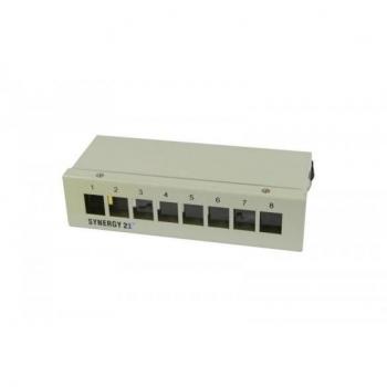 Synergy 21 Pannello Patch Modulo 8xTP Grigio