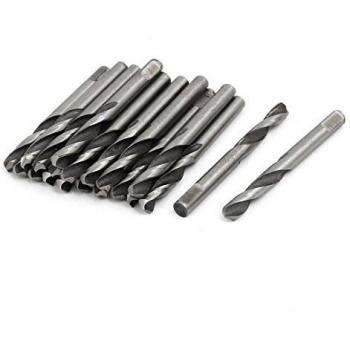 High‑Speed Steel Pilot Drill Bit Set, 5mm×56mm, M42, 2‑Flute – 20pcs – SourcingMap®