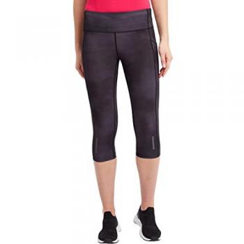 Running Corra W 3/4 Energetics Malla Pirata Negra Bolsillos Laterales para Mujer