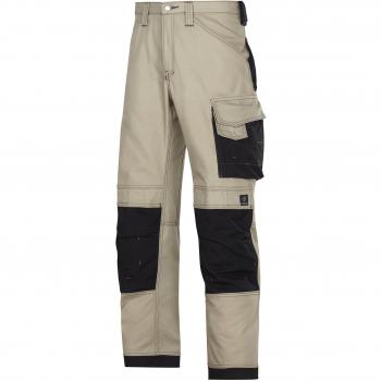 Snickers Canvas+ Rucksackhose – Khaki, 50 cm – Sport‑Hose für Wanderungen
