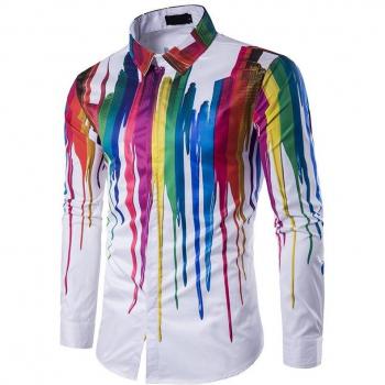 SITEWEIE Men's Stylish Long Sleeve Dress Shirt G426